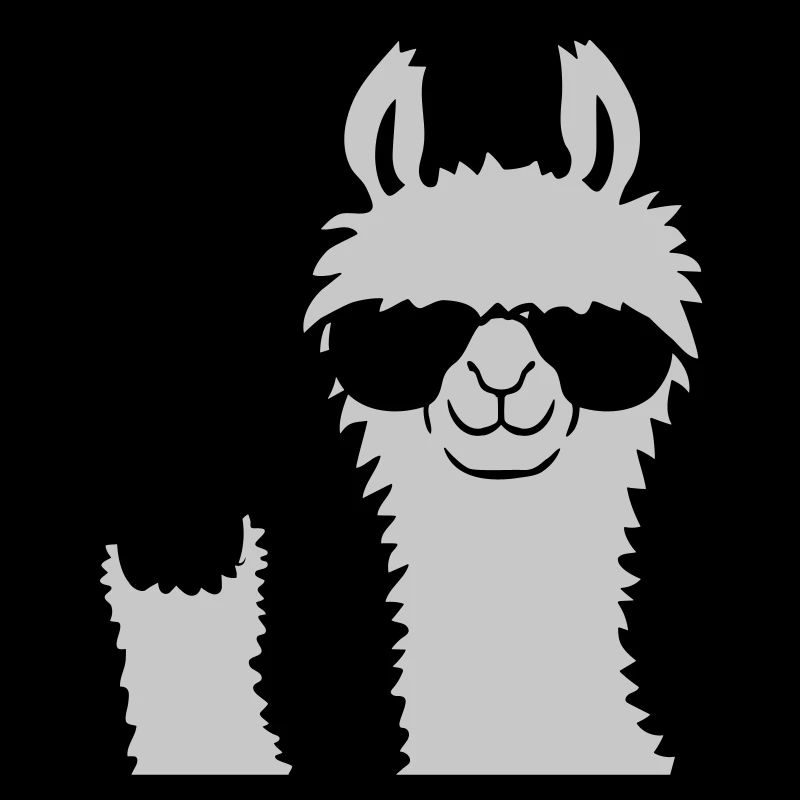 Cool Lama No Drama Llama Peace Lunettes de soleil