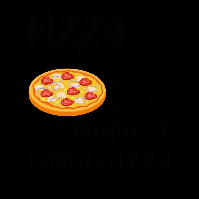 Lustiges Pizzavolumen