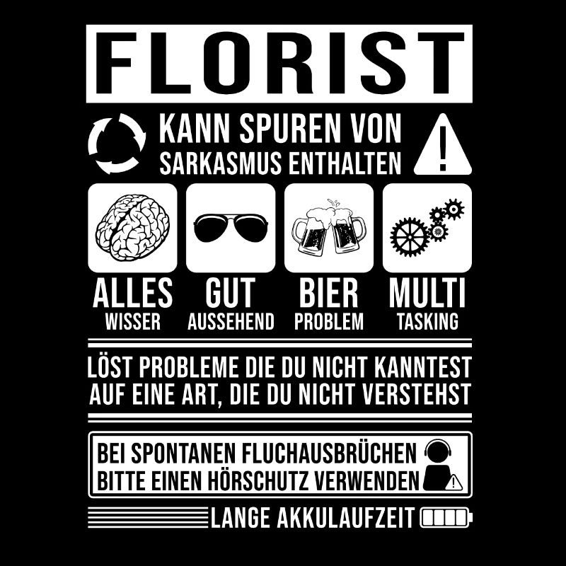 Florist Spruch lustig