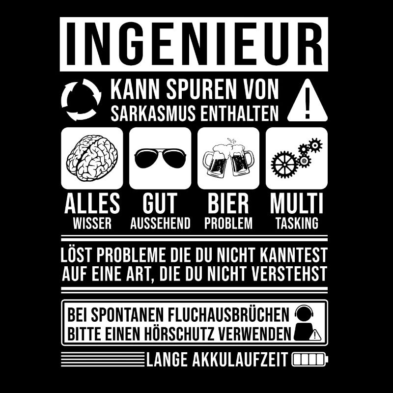 Ingenieur Spruch lustig