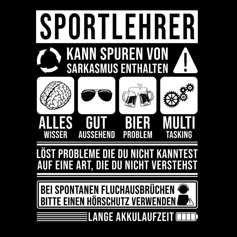 Sportlehrer Spruch lustig