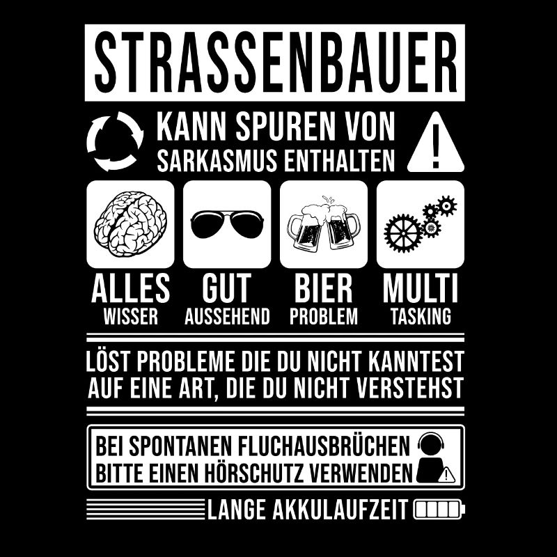Strassenbauer Spruch lustig