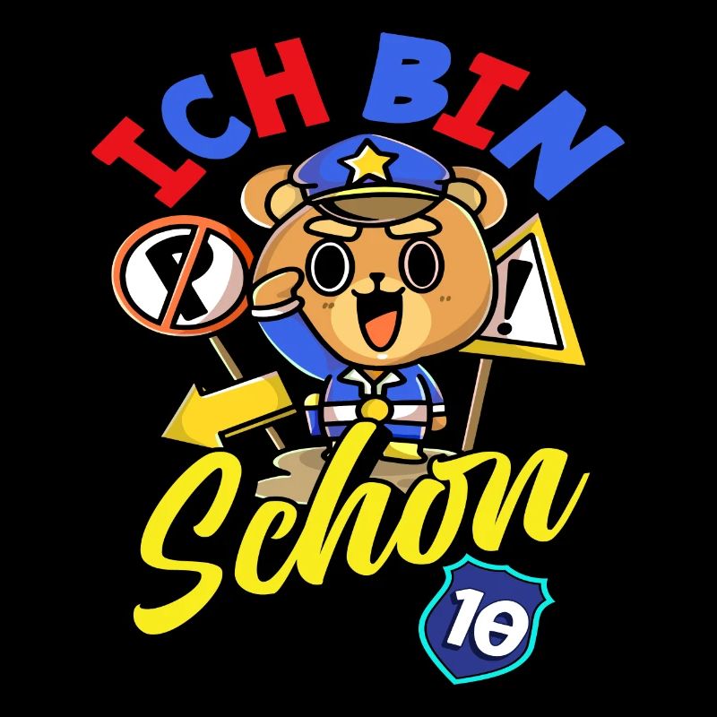 Polizei 9. Geburtstag Jungs Mädchen Geschenk