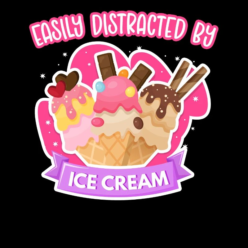 Ice Cream Cone Easily Distracted