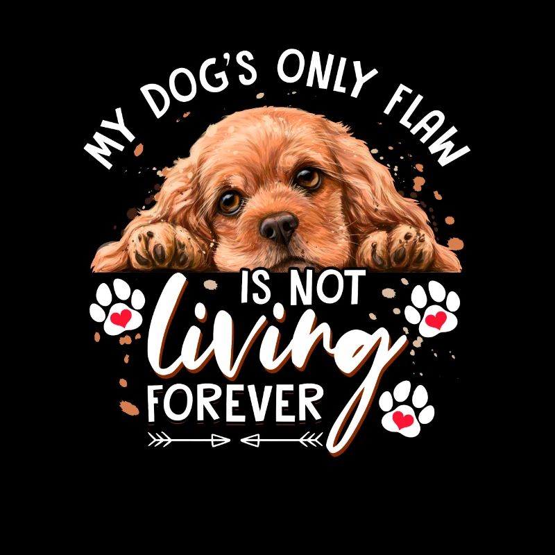 Cocker Spaniel Einziger Makel Des Hundes Lustige