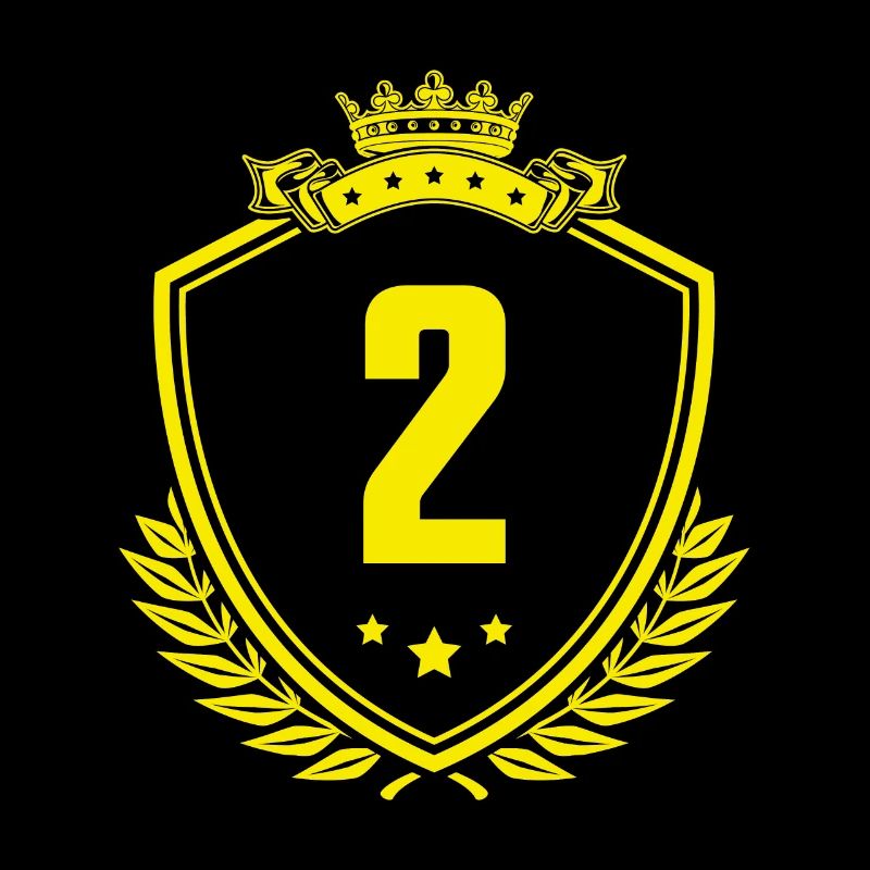 2 Zahl Wappen