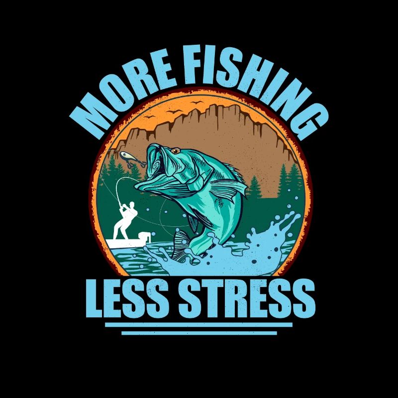 Plus de pêche moins de stress Pêcheur pêcheur