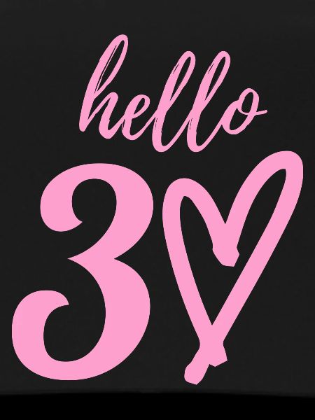 hello 30. 30th birthday