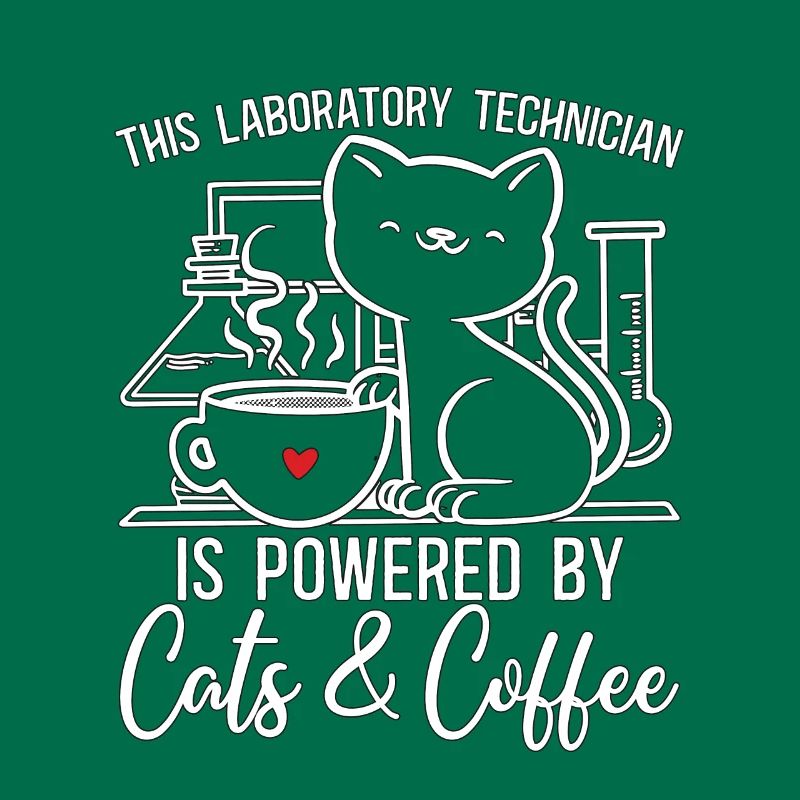 Laboratory Technician Cat Science Coffee Gift