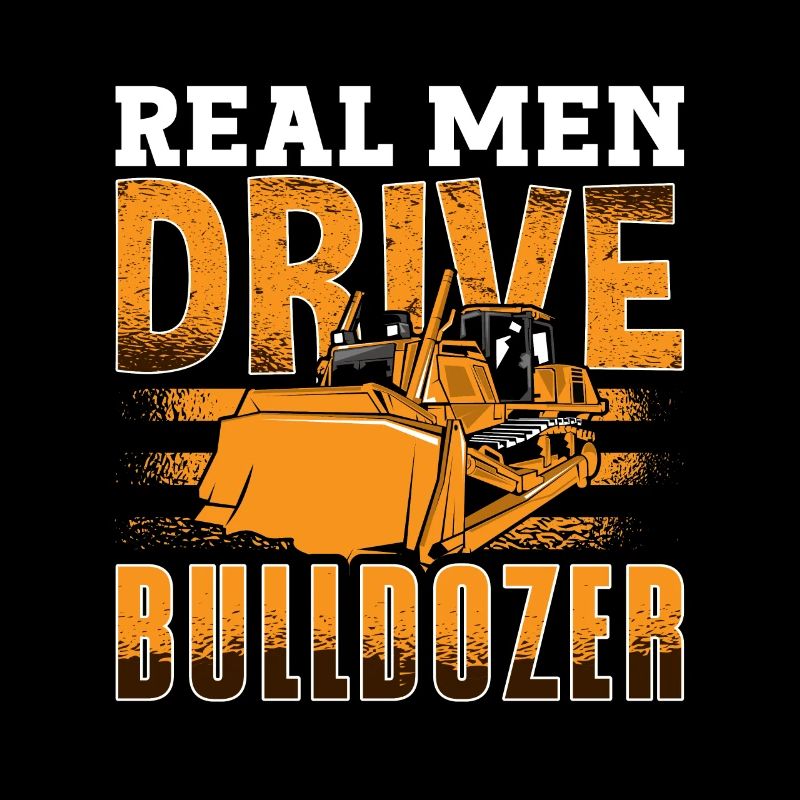 Excavator Construction Worker Bulldozer Bulldozer Bulldozer Gift