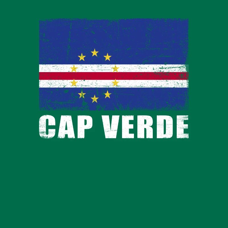 Drapeau du Cap-Vert Grunge Drapeau du Cap-Vert