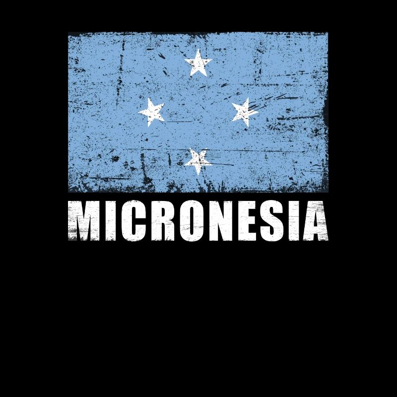 Micronesia Flag Grunge Micronesia Flag