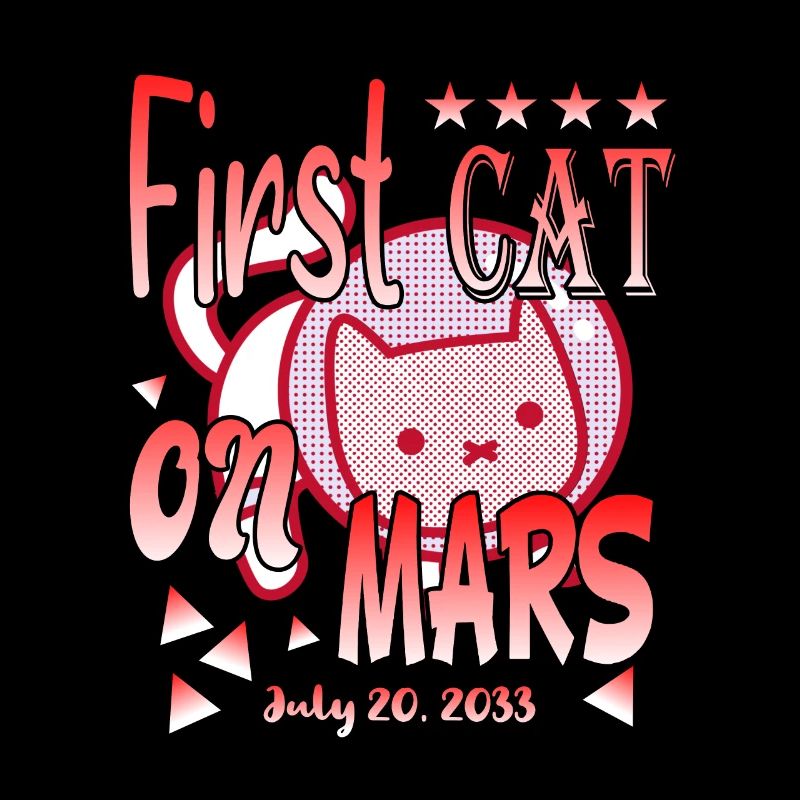Premier chat sur Mars