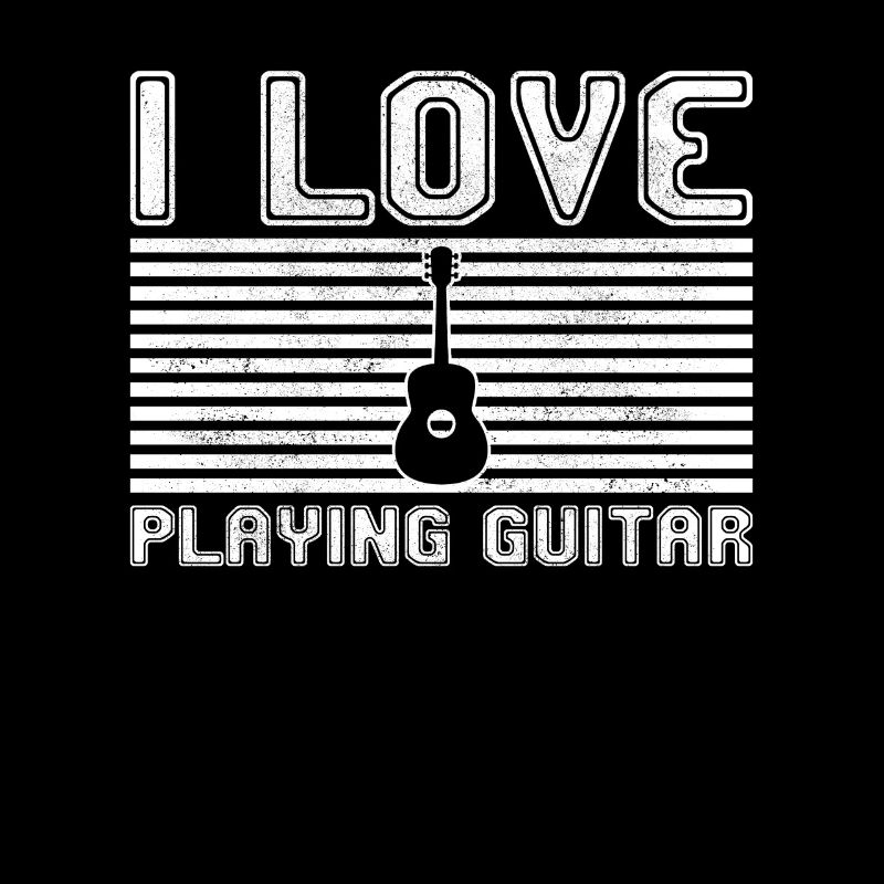 I love playing guitar