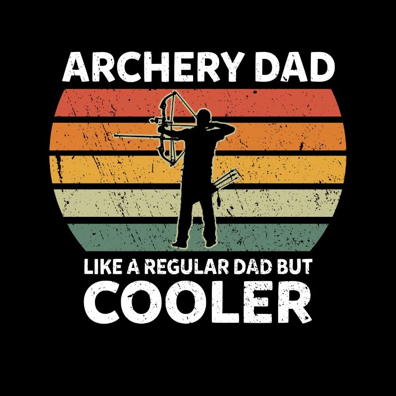 Tir à l’arc Papa comme un papa normal Bogenschießen