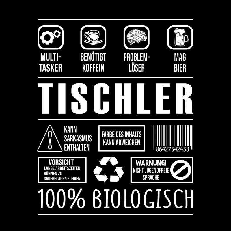 Tischler Beruf Spruch lustig Zimmerer