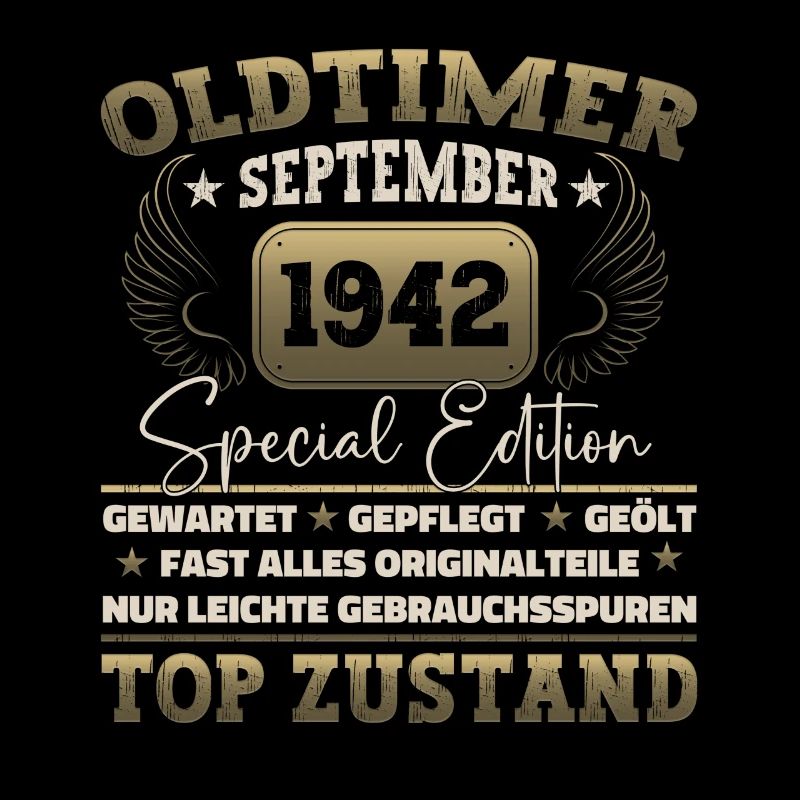 Oldtimer Septembre 1942 80e anniversaire Geschen