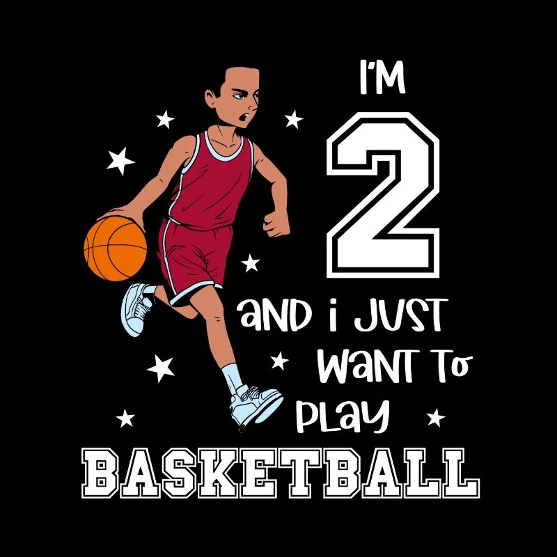 Junge spielt Basketball - Ich bin 2