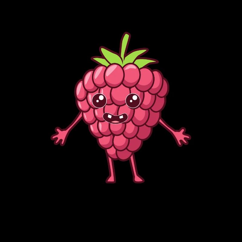 Kawaii Comic Raspberry