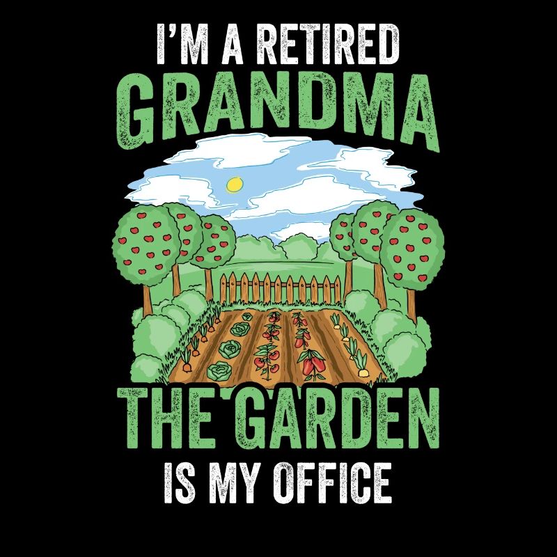 Ich Bin Eine Großmutter Im Ruhestand Garten Oma