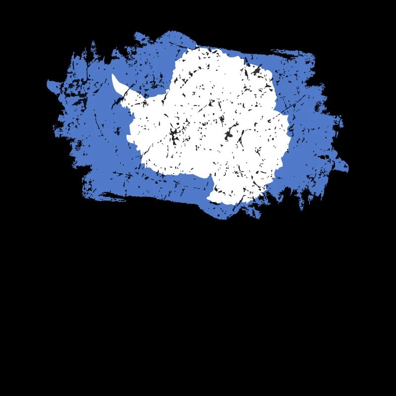Drapeau de l’Antarctique Grunge Drapeau de l’Antarctique