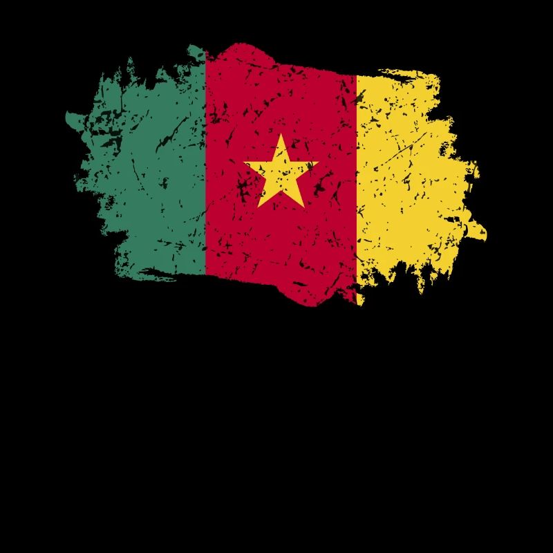 Cameroun Drapeau Grunge Cameroun Drapeau