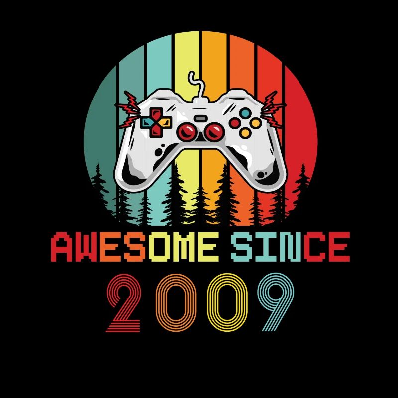 Awesome Since 2009 Geburtstag 2009 Vintage 2009
