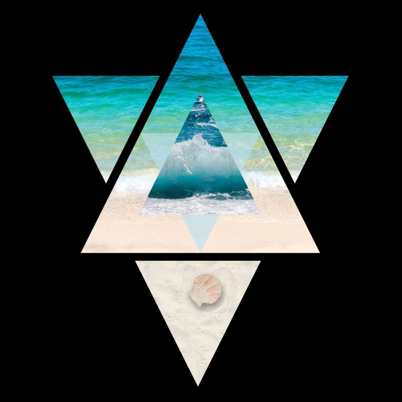 Triangle de la mer soleil d’été