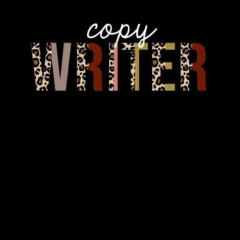 Copy Writer Leopard Print Funny Gift