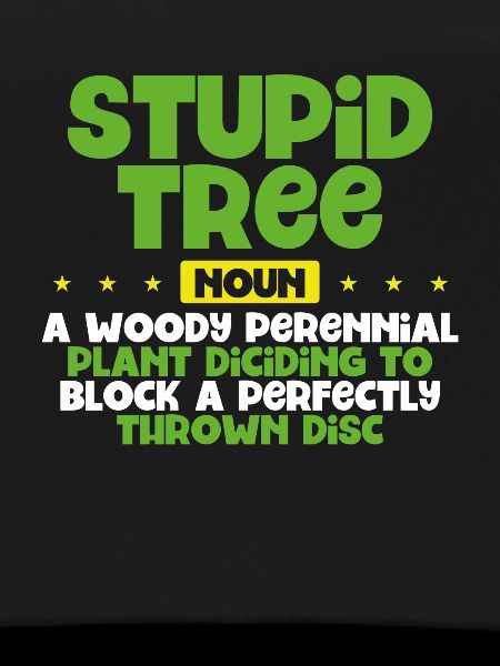 Dummer Baum Substantiv Discgolf