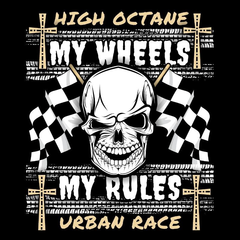 Crâne, Crâne, Course, Course automobile, Design de motard