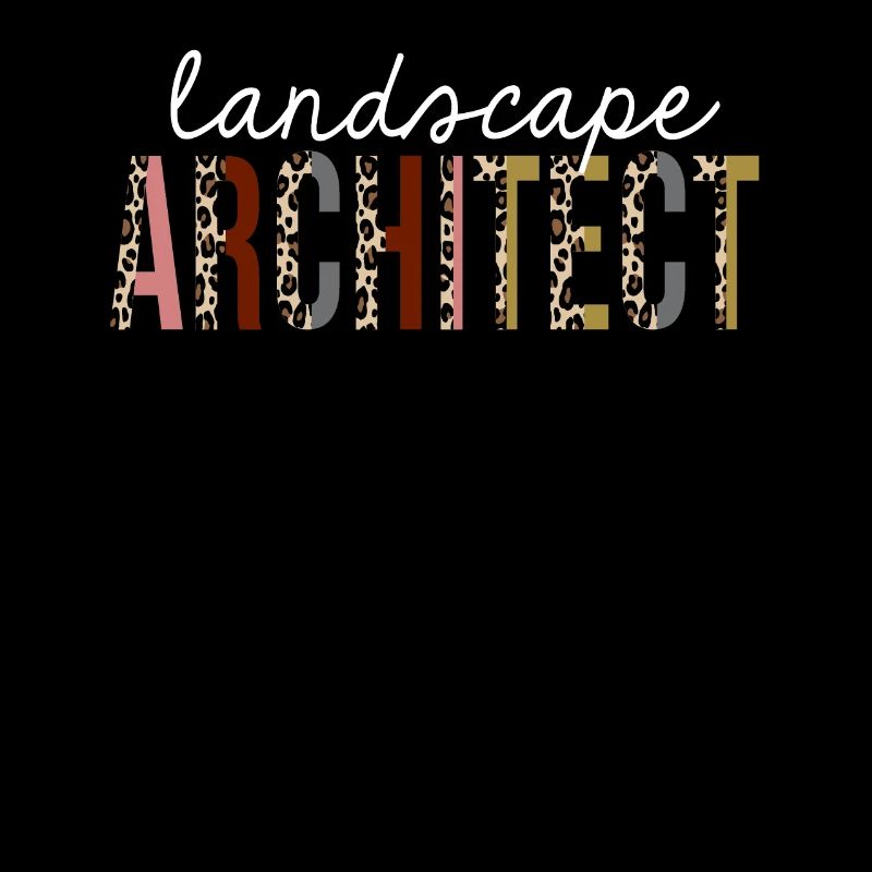 Landscape Architect Leopard Print Funny Gift