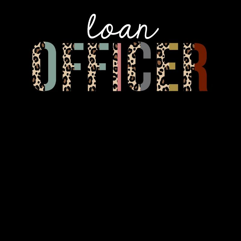 Loan Officer Leopard Print Funny Gift