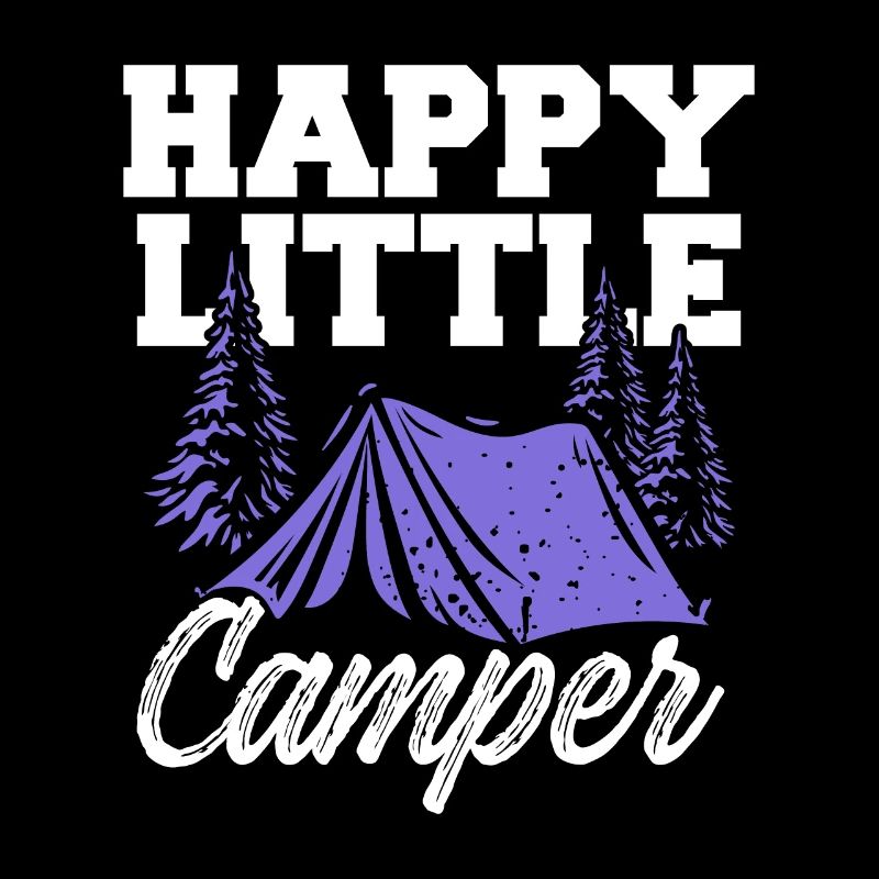 joyeux petit campeur