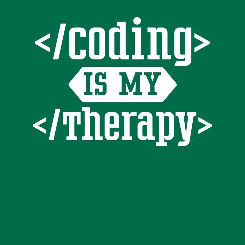 Programmieren Ist Meine Therapie Coding Coder Code