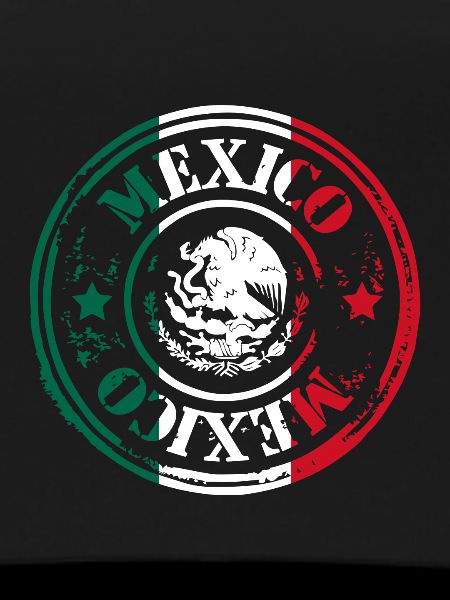 timbre du drapeau mexicain