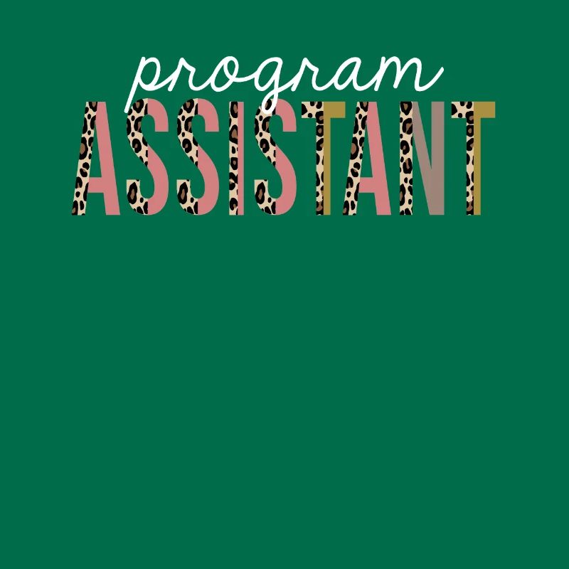 Assistant de programme Leopard Print Funny Gift