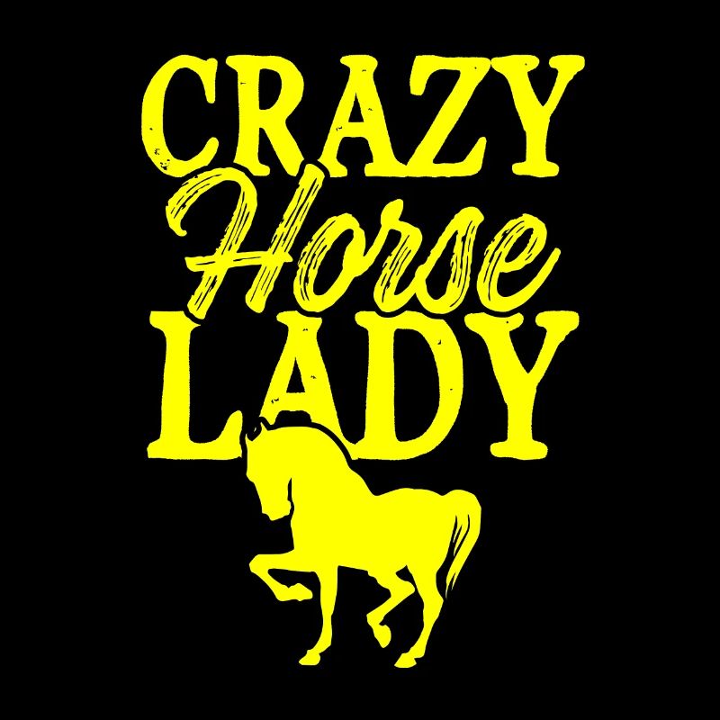 dame folle de chevaux