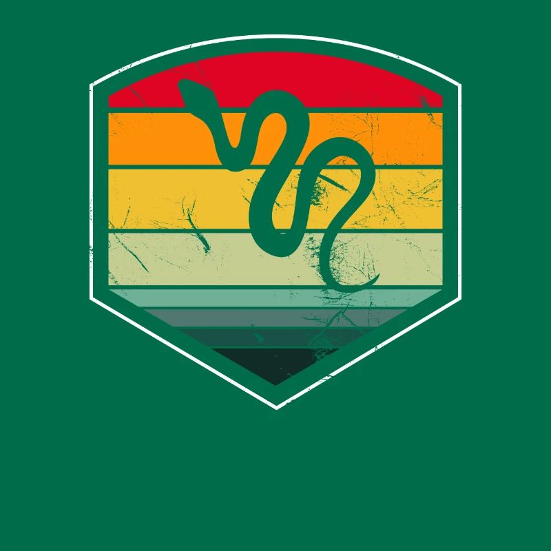 Snake Retro Reptile Python Gift idea