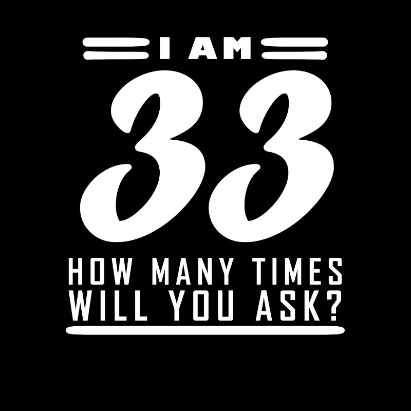 I am 33 – 33rd birthday gift