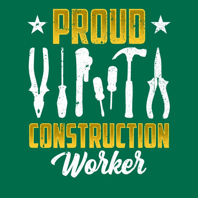 Proud Construction Worker Team Teamwork Construction Site Construction