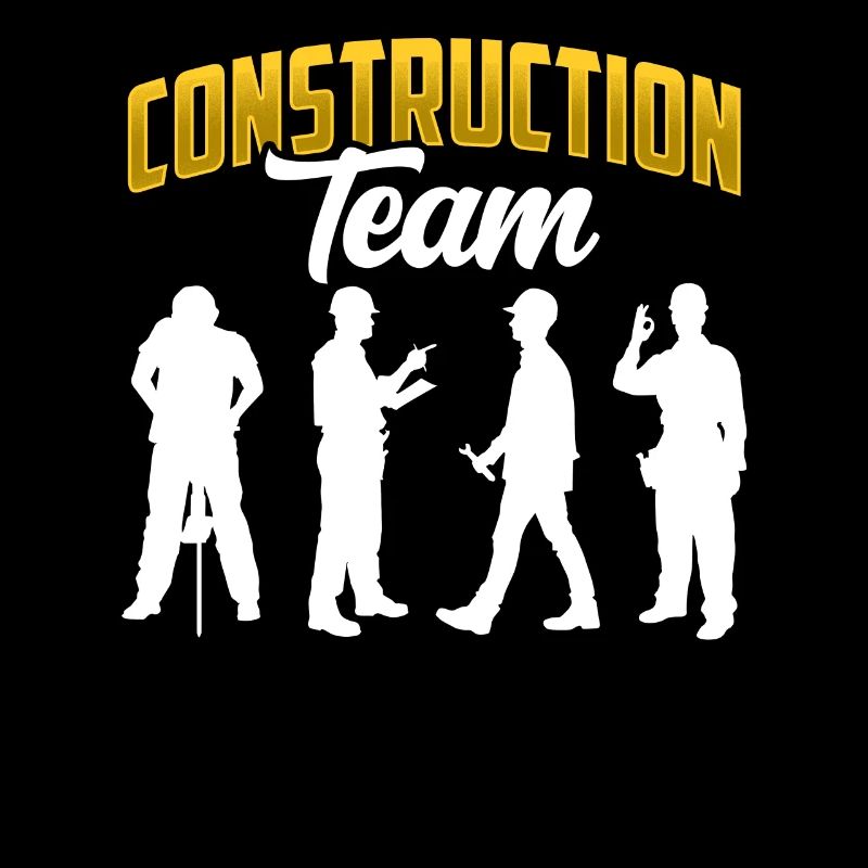Bau Team Teamwork Baustelle Bauarbeiter