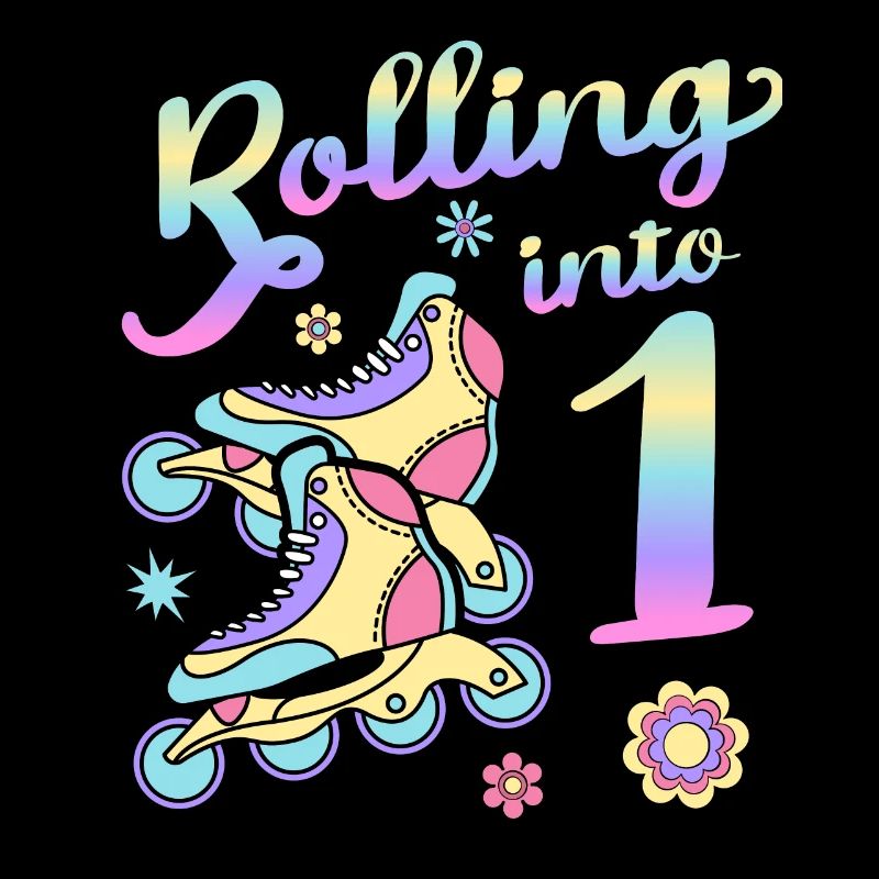 Rolling Into 1 Roller Skaters Skates 1st Year