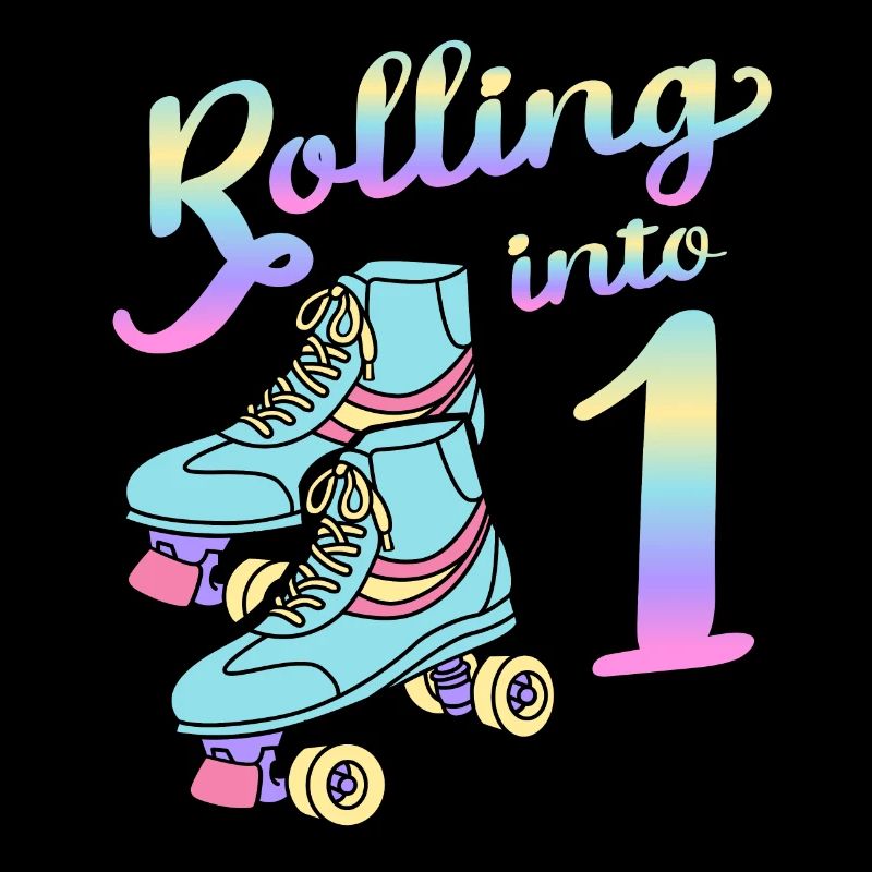Rolling Into 1 Roller Skaters Skates 1. Jahr