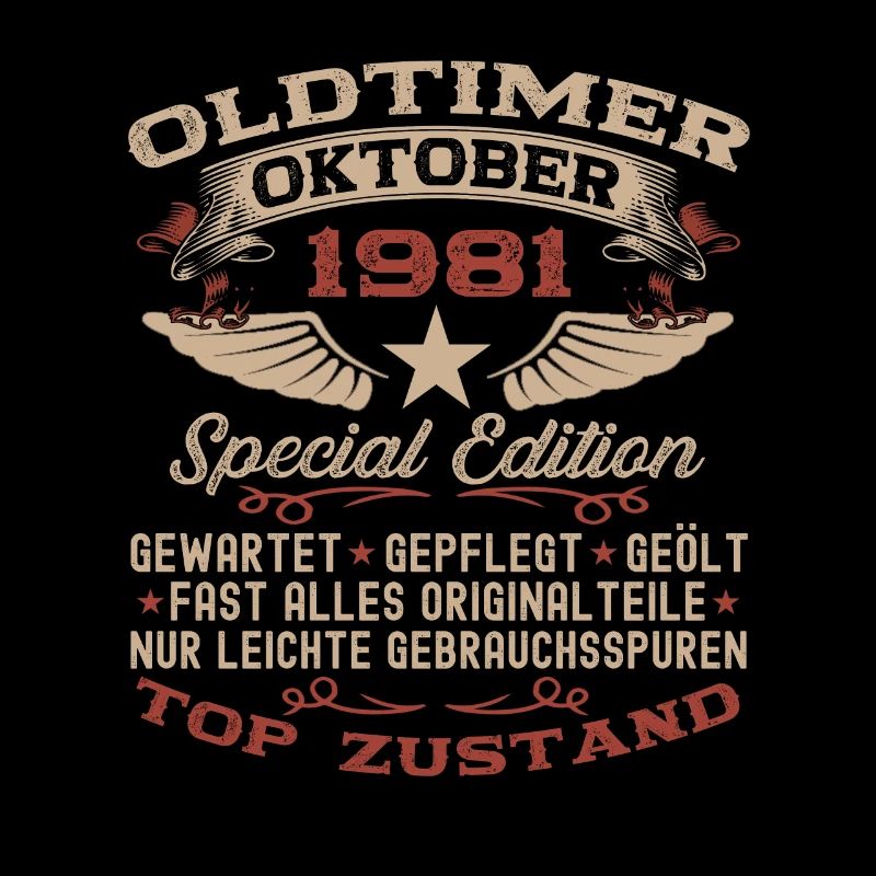 Oldtimer Oktober 1981 41. Geburtstag Geschenk