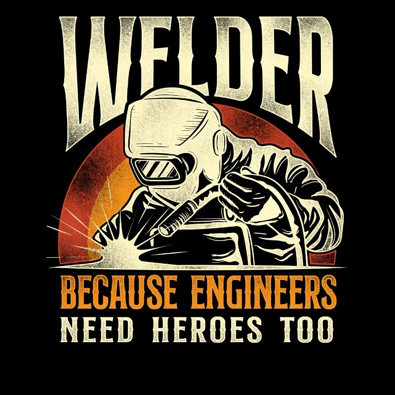 Welder Welding Vintage Retro