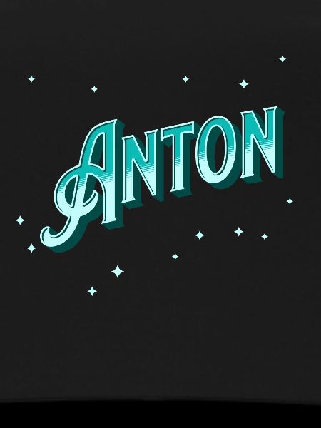 Anton name personalized