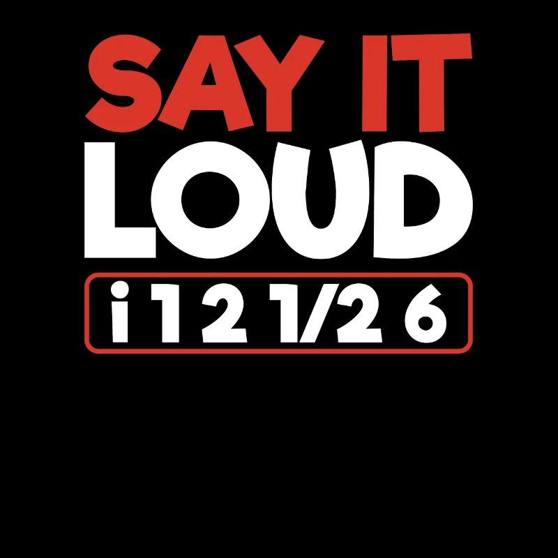Say it according to math