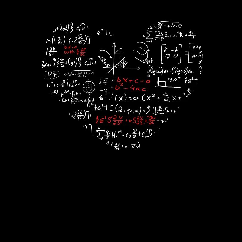 Math Formula In A Cute Heart