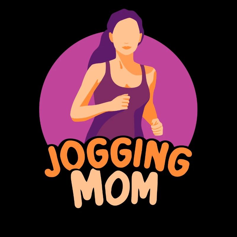 Jogging Mama Joggen Läuferin Laufen Mutter